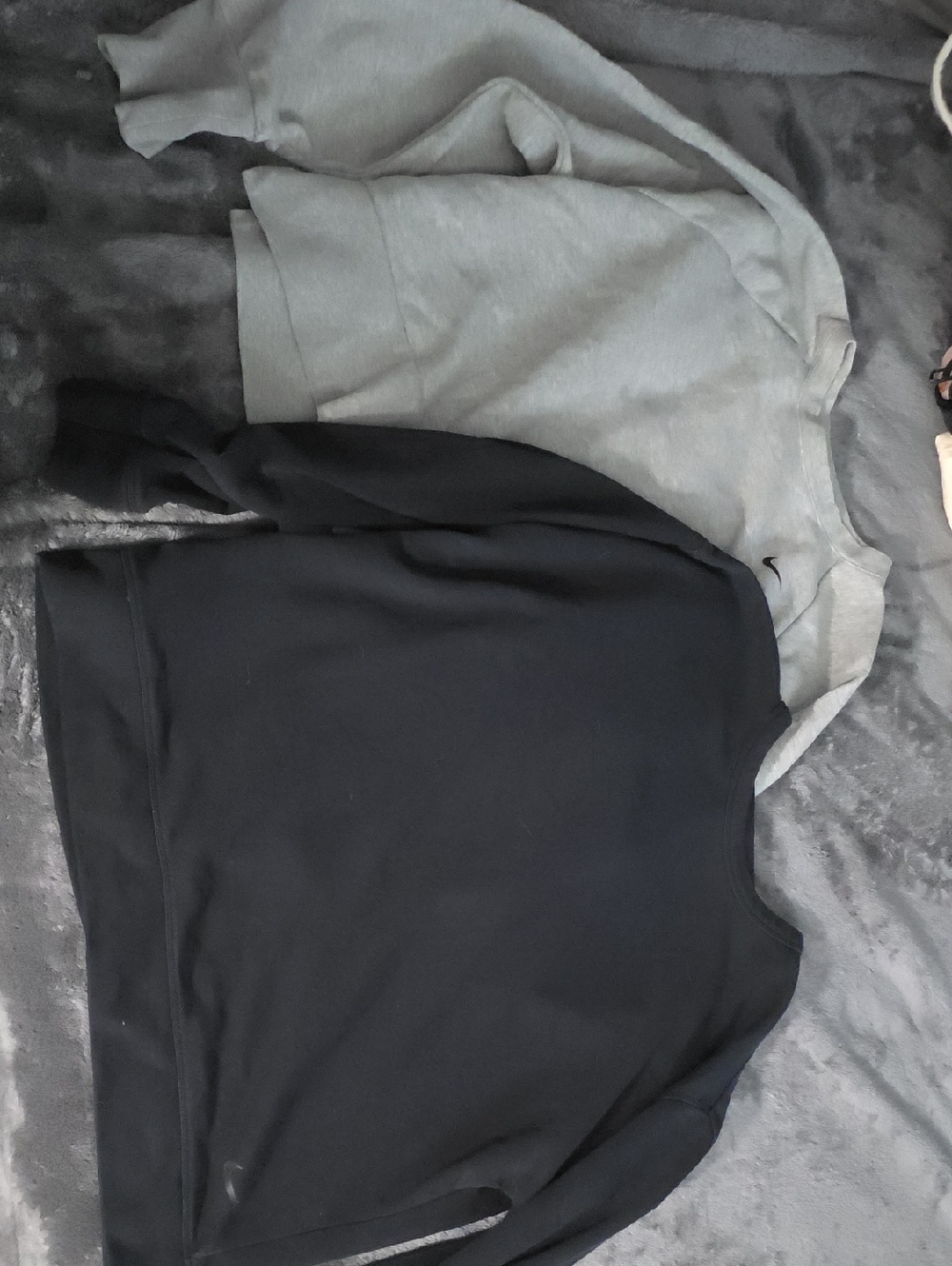 Classic Black Crewneck Sweatshirt (with Grey Sweatshirt)